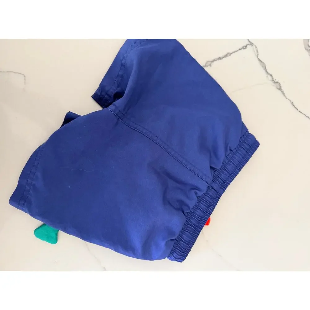 Baby Boden Boys Blue Fish Fun Swim Shorts - Excellent Condition 9-12 months